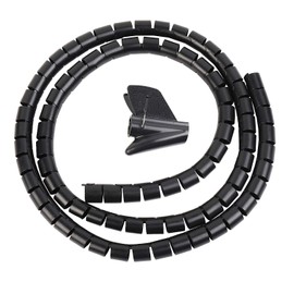 Focous Wire Cover, Inner Diameter 0.9 inches (22 mm), Length 16.4 ft (5 m), Cable Organization, Storage Tube, Wire Protection Cover