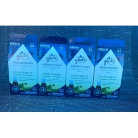 Glade 4 Glade Aromatherapy Cool Mist Diffuser Refill FIND CLARITY Lemongrass+Ber