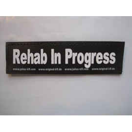 Rehab in ROGRESS (Large) Package of 2 Julius-K9 Labels