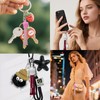 2Pcs Keychain Holder for Lip Gloss Summer Fridays,Lip Balm Holder