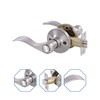 GITRANG Door Levers Interior Keyed Difference Entry Front/Bedroom Door Handles