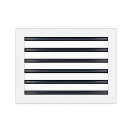 BUILDMART - 16x12 MUD-in Air Vent Cover - Drywall MUD in White Air Vent - MUD Linear Slot Diffuser - Register Grille for Ceiling and Walls - Texas Buildmart