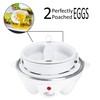 Brentwood TS-1045W Electric 7 Egg Cooker with Auto Shut Off,