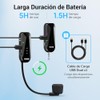 TONOR Auriculares con Micrófono Inalámbrico, Sistema de Auriculares con Micrófono