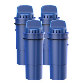 FilterLogic CRF-950Z NSF Certified Pitcher Water Filter, Replacement for Pur Pitchers and Dispensers PPT700W, CR-1100C and PPF951K Water Filter (Pack of 4) (Package May Vary)