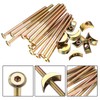 12 Pcs M6 Furniture Boltss, Furniture Connecting Bolts with Half