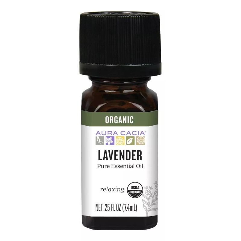 Aura Cacia - Aceite Esencial De Lavanda Orgánico Puro |