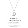 Canal Yondo Sea Silver Pink Gold Necklace, Silver, Cubic Zirconia