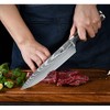 Dfito - Juego de cuchillos de chef con bolsa enrollable,