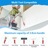 Multi Angle Paint Brush Extender Extension Pole Attachments, Extendable Paint