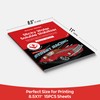 Richword Selected Printable Water Soluble Stabilizer Paper 8.5"x11" - Sticky