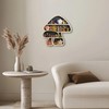 FNYDOX Cute Mushroom Decor, Wooden Floating Mushroom Shelf for Wall,