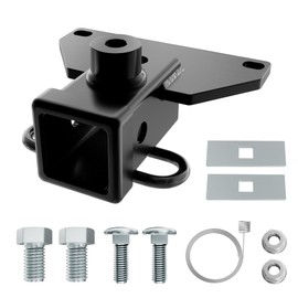 DEEAGLE Class 3 Trailer Hitch Compatible with Jeep Gladiator JT 2020-2023, 2 inch Hitch Receiver with Bolts, Jeep Gladiator Accessories with Rust Gloss Powder Coat, Jeep Gladiator Hitch for Pickup