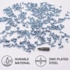 SKIR'CO (Pack of 500) Galvanised Steel 3.0 x 10mm Silver