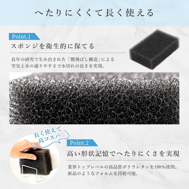 Sansun Sponges Set of 4 Kitchen Sponges Sponge Dishwashing Dish
