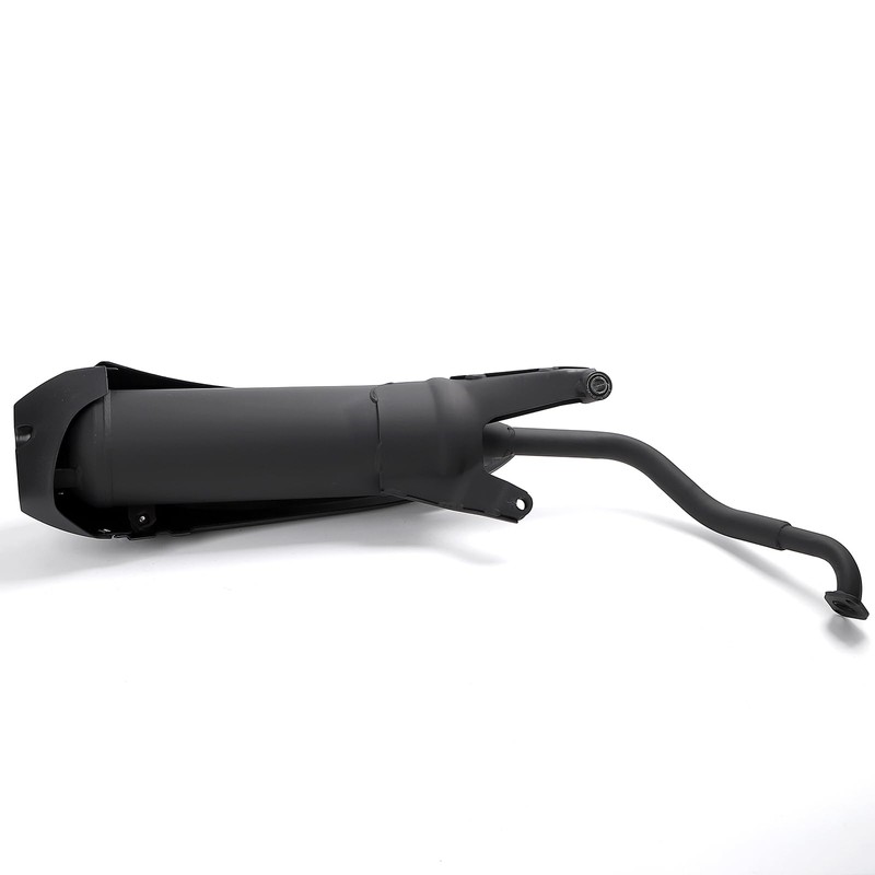 Mokuo Motorcycle Exhaust Assembly in Heavy Iron Material Compatible with