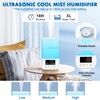 Cool Mist Humidifiers for Bedroom, Upgraded Humidifiers for Large Room