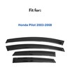 Immortal Group IG Window Visor for Honda Pilot 2003-2008, Rain