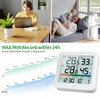 VOCOO Wireless Thermometer Indoor Outdoor Hygrometer with 1 Remote Sensors,Digital