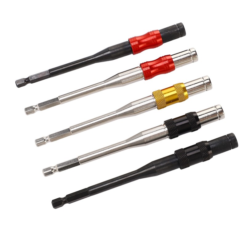 5Pcs Drill Bit Extension 1/4in Hex Shank Magnetic Screwdriver Bit