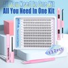 Natural Lash Clusters Kit DIY Lash Extension Kit Wispy Eyelash