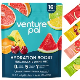 Venture Pal Sugar Free Electrolyte Powder Packets-Variety