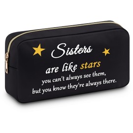 Birthday Gifts for Sister Cosmetic Bag Friendship Gifts for Sister Friend Sisters Gifts from Sister Makeup Bag Best Sister Gift Ideas Unique Gifts for Sister Christmas Graduation Gift for Sister