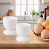 4 Pcs Egg Cups, Plastic Egg Cups, Lightweight Boiled Eggs