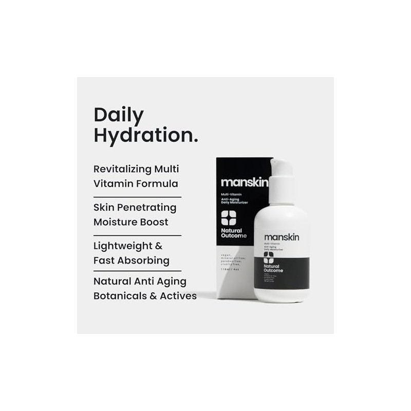 Natural Outcome Man Skin Moisturizer - 118 ml