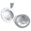 Vinani AMRU-EZ Round Pendant Locket Round Plain Matt Shiny for