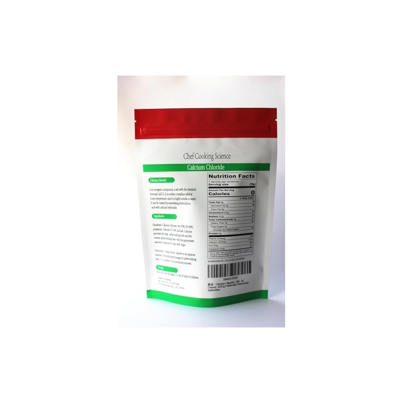 LEIMENGCHEF Pure Raw Ingredients Calcium Chloride (1 lb) ? Non-GMO