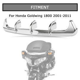 Chrome Fairing Scoop Trim- PSLER Fairing Scoop Trim for Goldwing Gl1800 Accessories for Goldwing GL1800 2001-2011 New