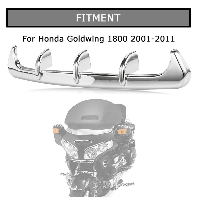 Chrome Fairing Scoop Trim- PSLER Fairing Scoop Trim for Goldwing
