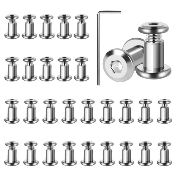 Pack of 30 Connection Screws M3, Sleeve Screws M3 x