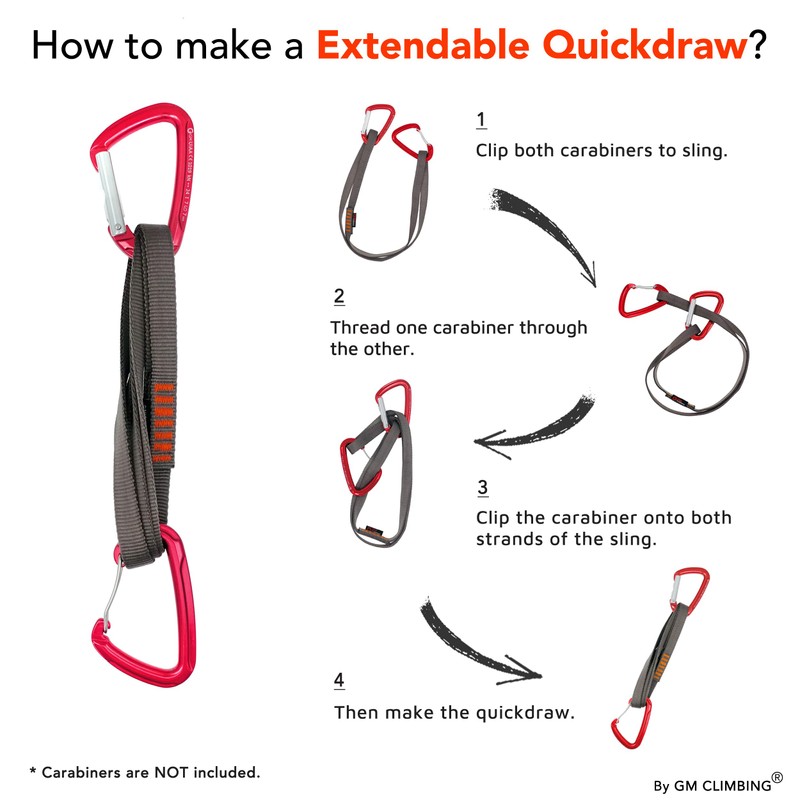 GM CLIMBING One Unit 16mm Nylon Sling Runner 60cm /