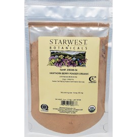 Hawthorn Berry Pwd Org - 4 Oz,(Starwest Botanicals)