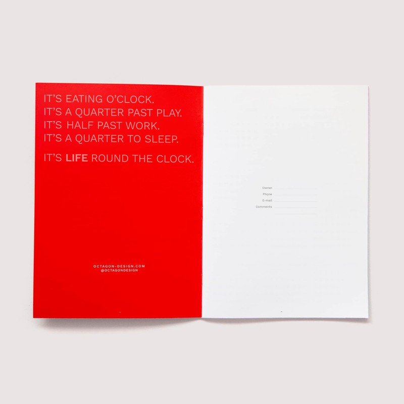 OD OCTÀGONDESIGN Sep23 to Aug24, Monthly Planner, Similar A5 Size