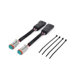 Starkey Fog Light Wiring Adapters LED to Deutsch - Set - Fits 2021+ Ford F150