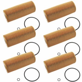 1 For VW VOLKSWAGEN TDI ENGINE OIL FILTER ALH BEW BHW HU 726/2X - Set of 6