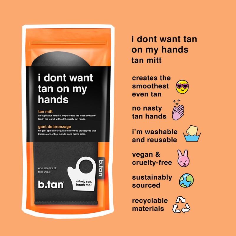 b.tan Face + body mitt bundle