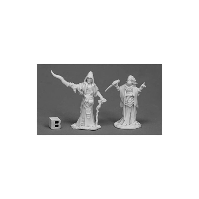Reaper Miniatures Cultist Priests (2) 77518 Bones Unpainted RPG D&D