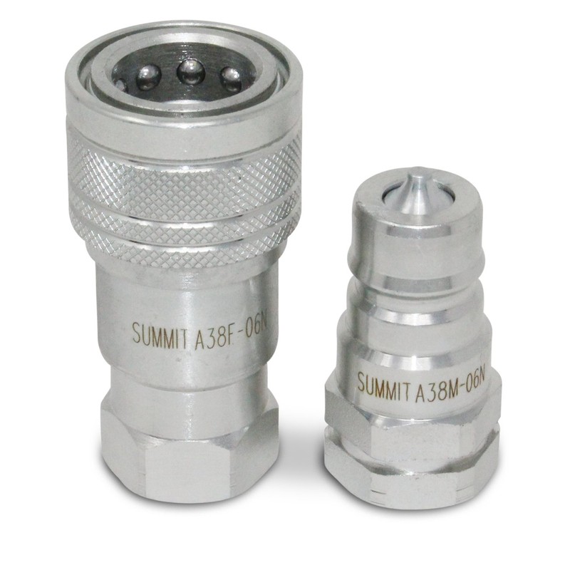 3/8″ NPT ISO 7241-A Quick Disconnect Hydraulic Coupler Set