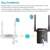 Wavlink Wi-Fi 300Mbps Range Extender Repeater - Black - New