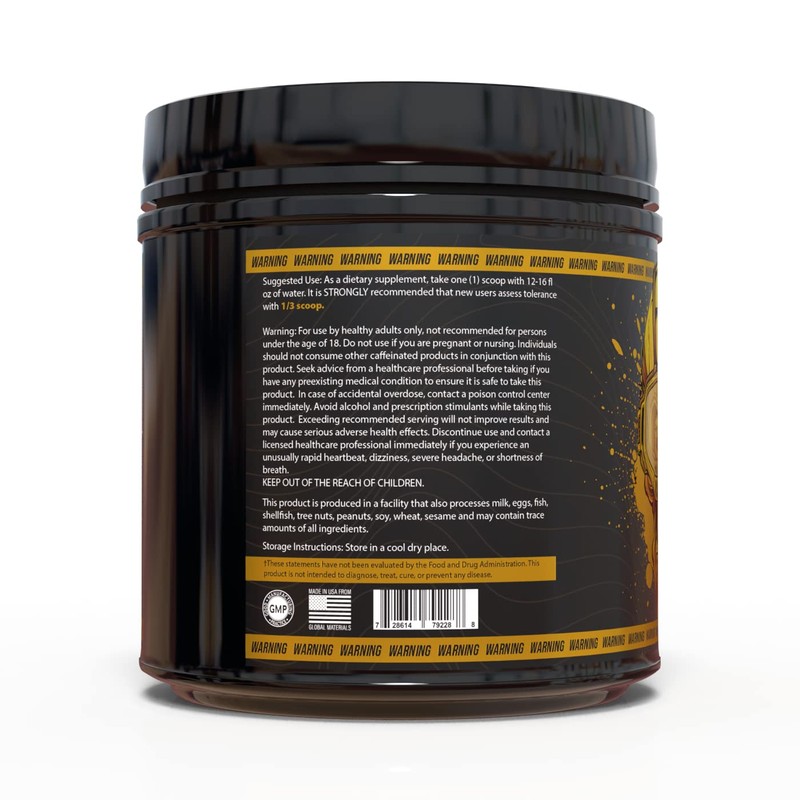 OVERDOS3D Pre-Workout Powder | Ultra-High Dosage | for Advanced Users