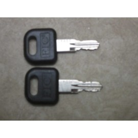 FIC CW430 FIC 2 Keys pr. RV Entry Door Lock Handle Deadbolt Motorhome Trailer Fastec