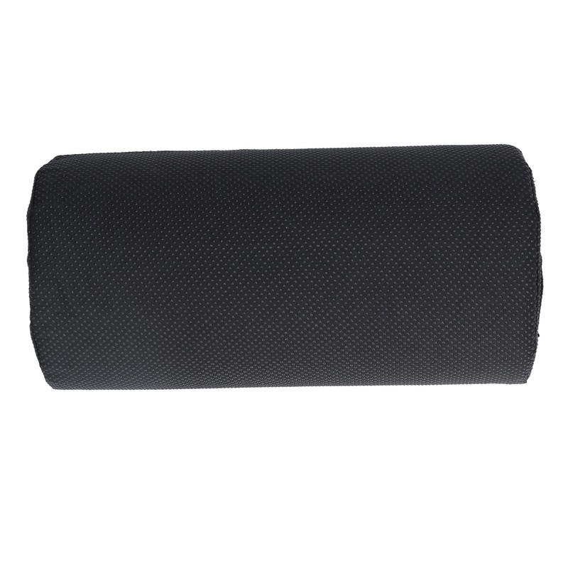 Under Desk Footrest Black Comfortable Relaxing Semi Circular Detachable Zipper