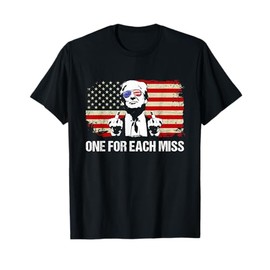 Trump One For Each Miss Trump Shirt Vote Trump 2024 America T-Shirt
