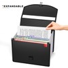 File Organiser Box Files Folder,13 Pockets Document Organiser Paperwork Organiser,Concertina
