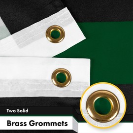 G128 Thin Green Line American Flag | 3x5 Ft | LiteWeave Pro Series Printed 150D Polyester | Duty and Honor Flag, Indoor/Outdoor, Vibrant Colors, Thicker and More Durable Than 100D 75D Polyester