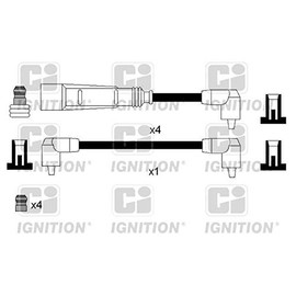 Ci Ignition Lead Set - XC1206 - with adapter - 520mm x 7 mm - Original OEM Quality Direct Fit Replacement Spark Plug Wire - High Tension Lead